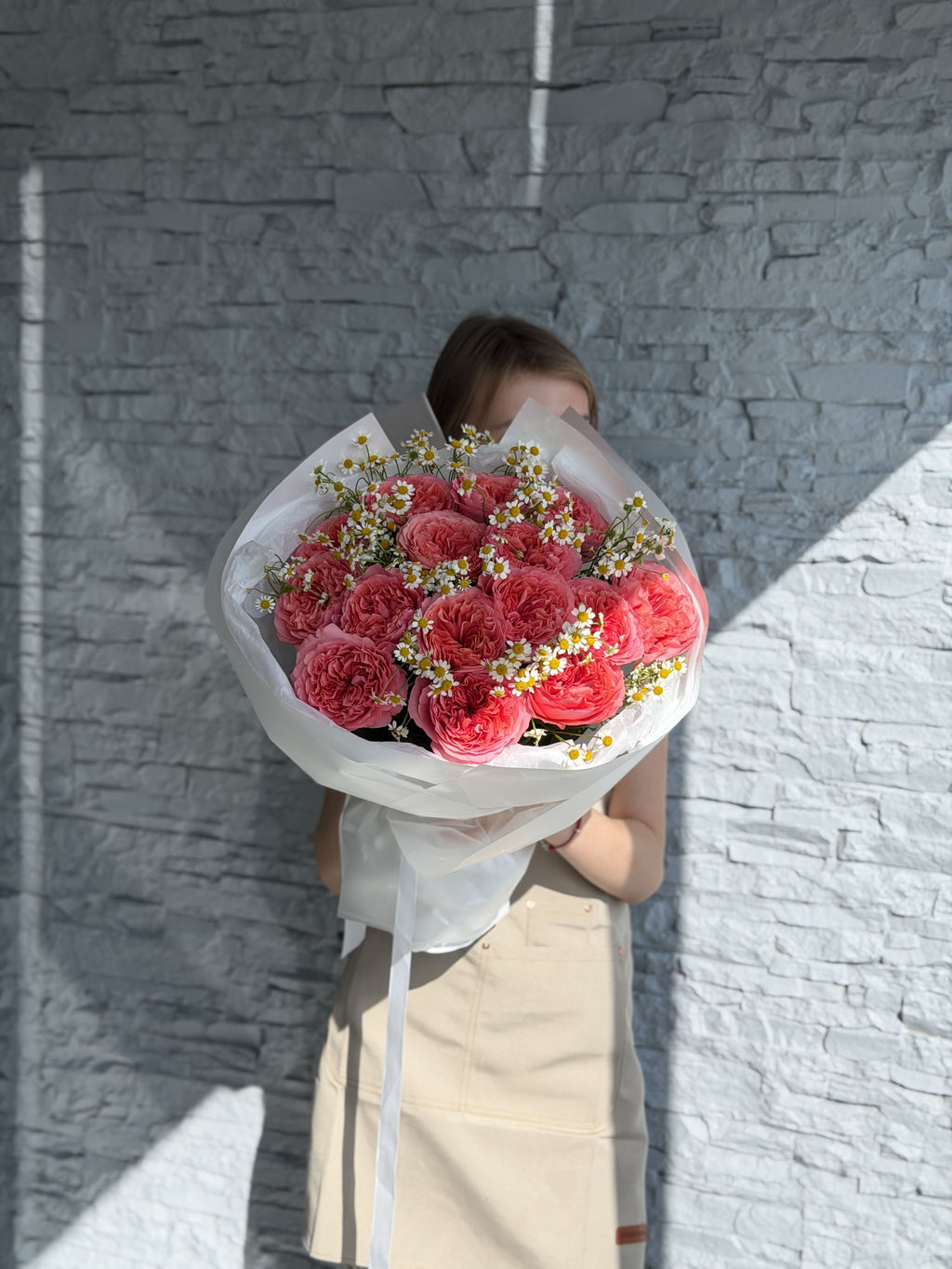 Garden Treasures - garden roses and chamomile