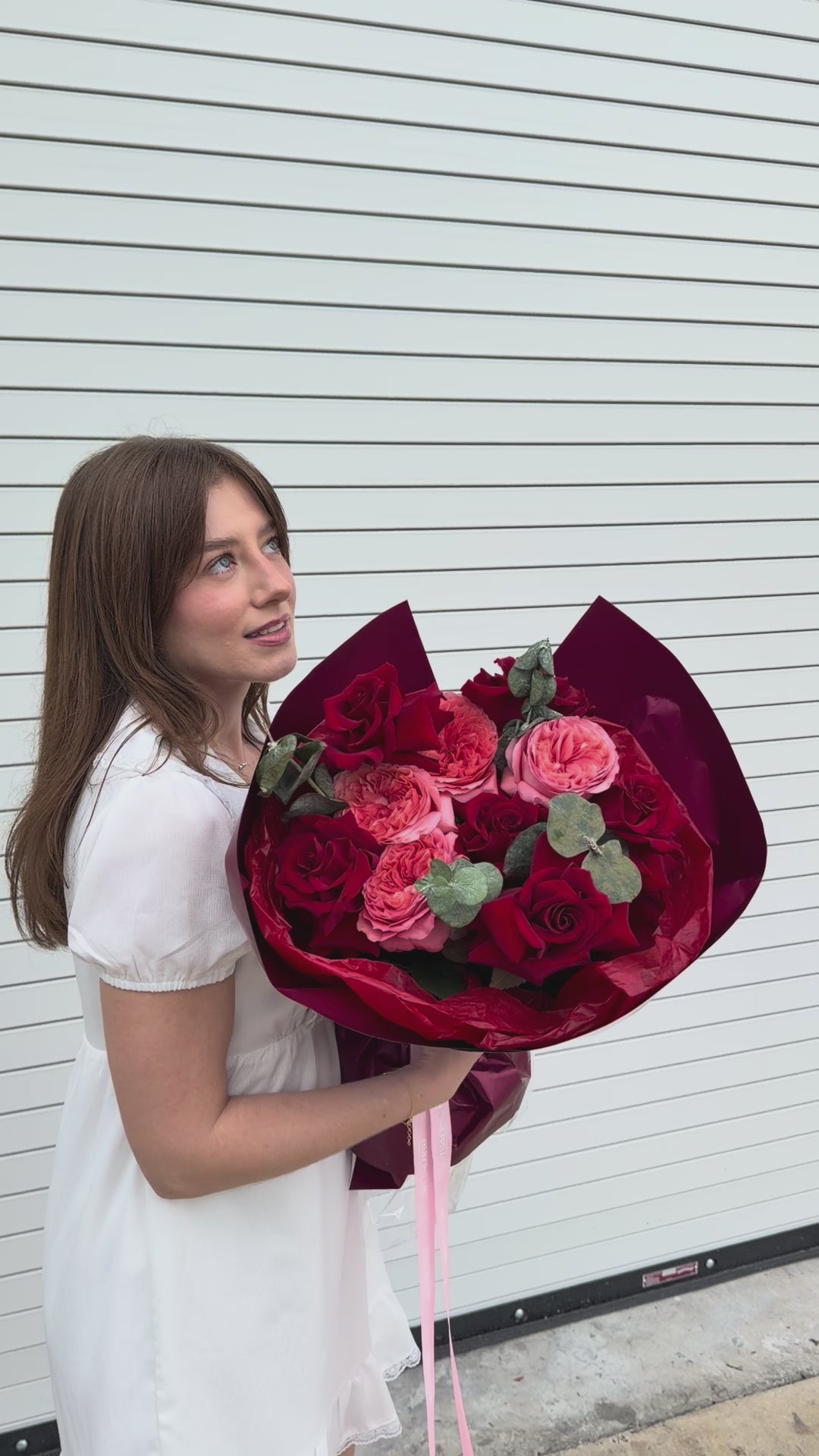 Amour Rose - French Roses, Garden Roses, Eucalyptus