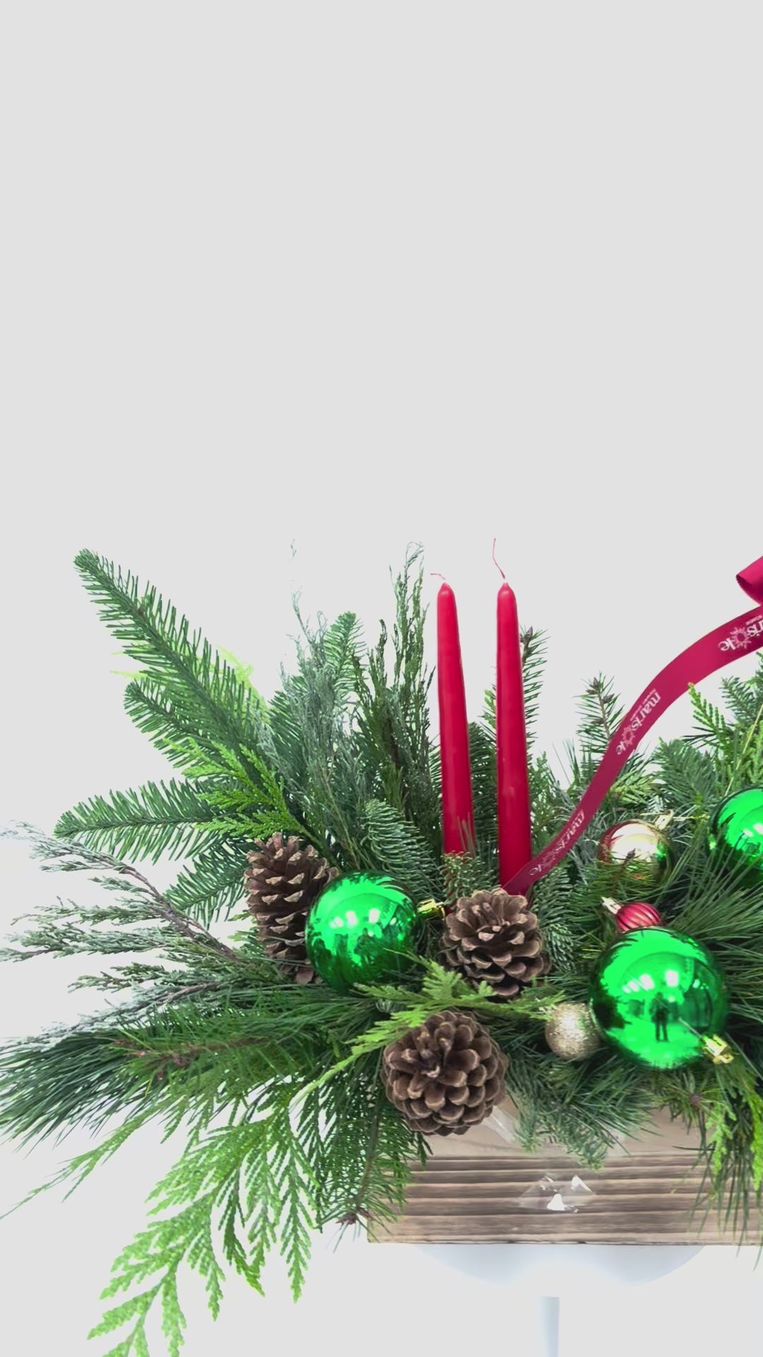Christmas Arrangement Red & Green