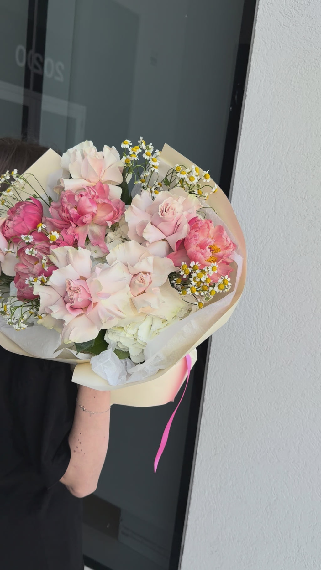 Sweet Air Bouquet - Peonies, French Roses, Hydrangea, Camomile