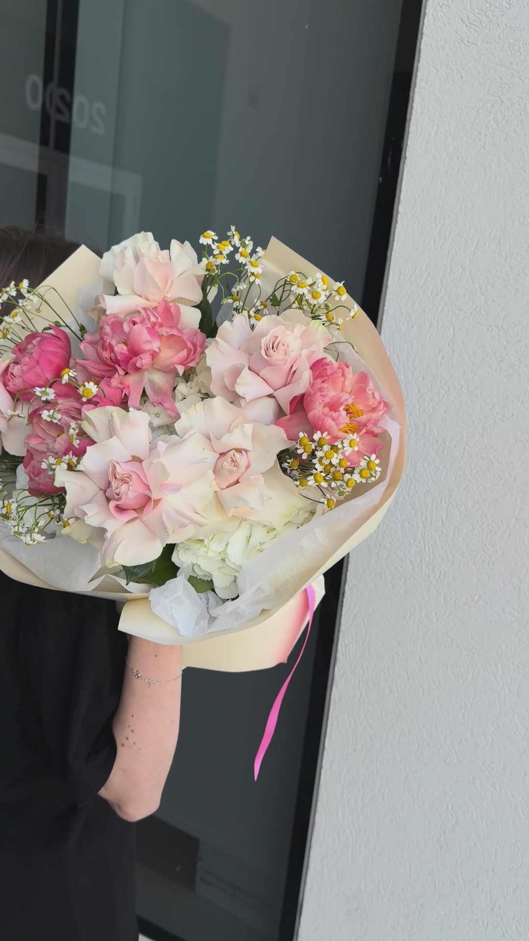 Sweet Air Bouquet - Peonies, French Roses, Hydrangea, Camomile