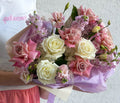 Shades of Love - Hydrangeas, French Roses, Garden Roses, Stock, Lisianthus