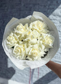 Rosas blancas francesas